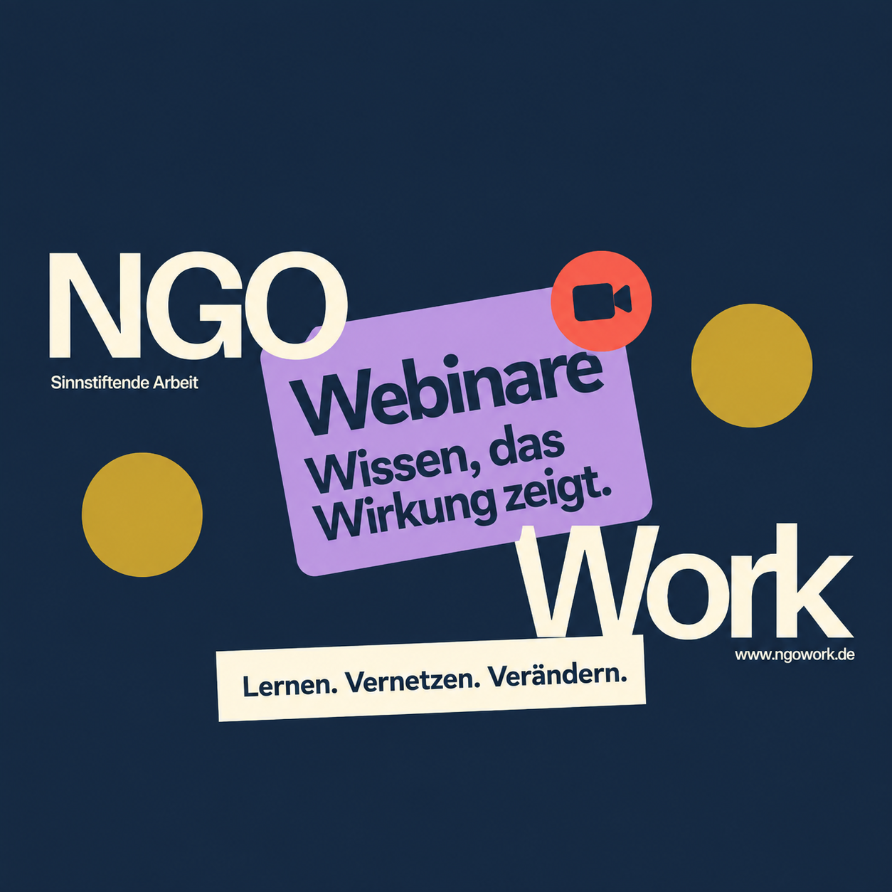 Webinare auf NGOWork